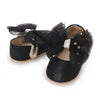 Black Bow Booties BTS9117D