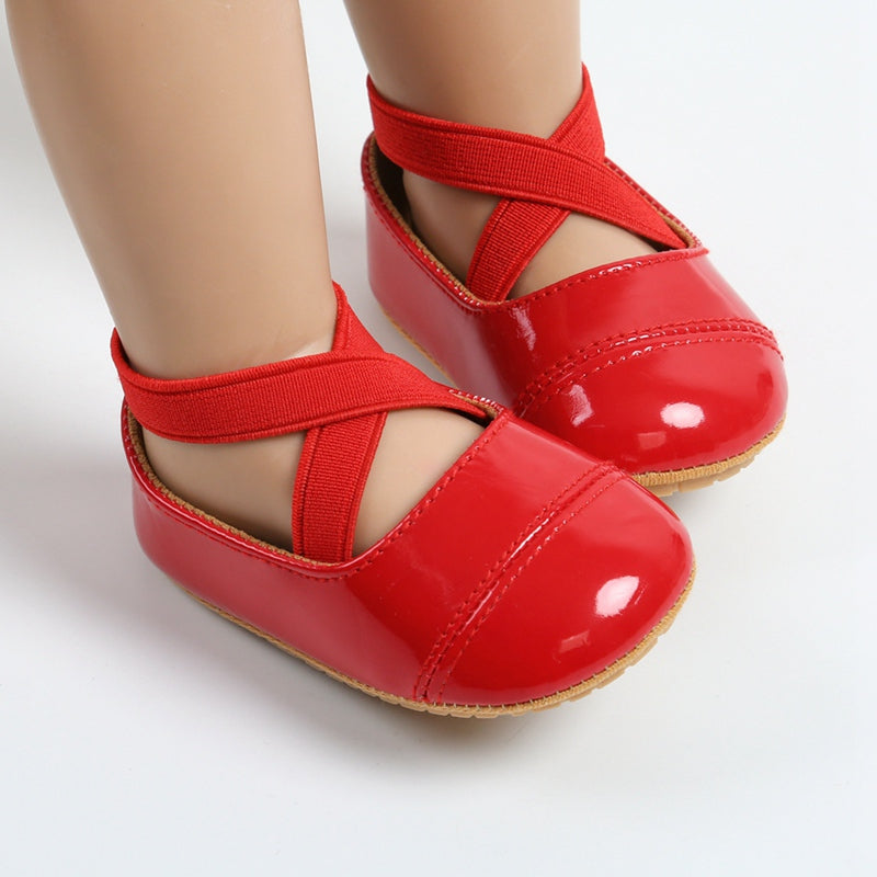 Girls Red Color Shoes SH7072B