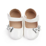 White Baby Girls PU Princess Soft Baby First Walker Shoes SH7112A