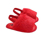 Red Fur Slipper SLP8003E