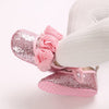 Pink Cute Flower Princess Baby Girl Booties BTS9118A