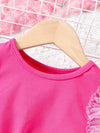 Girls' Sparkling Sequin Mesh Dress with Ruffle Trim - Sleeveless, Perfect for Spring/Summer Parties & Holidays FD6110I