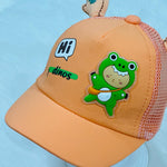 Children's Fashion Orange Hi Dinos Cap CP5021B