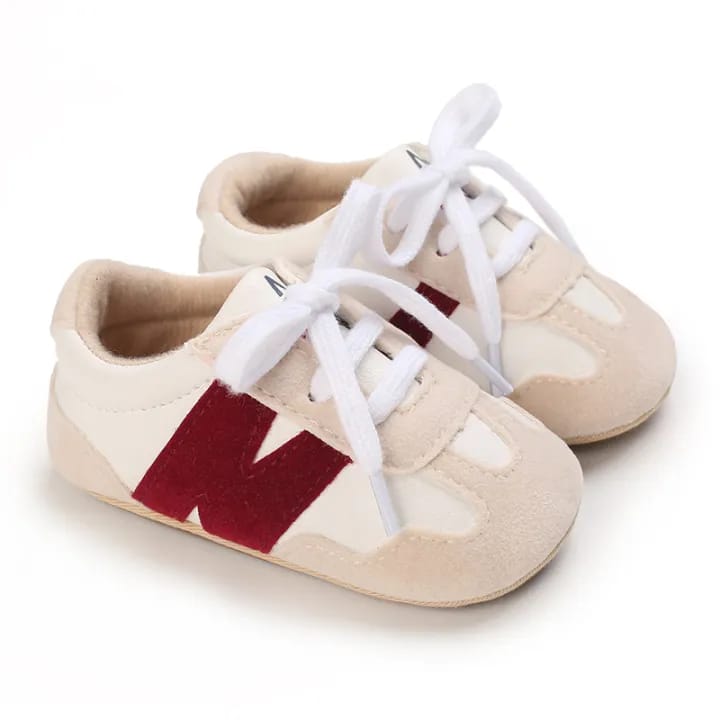 Red & White Ruber Sole Shoes SH7055A