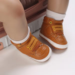 Brown Baby Fashion High Booties BTS9108C