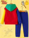 Tom and Jerry Design Baby Hoodie & Trouser Set - Soft Fleece Stuff, Machine Washable - Perfect for Winter, Perfect for Outdoor TS6419F