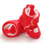 Red Color Toddlers Winter Fashionable Boys And Girls Shoes SH7147B