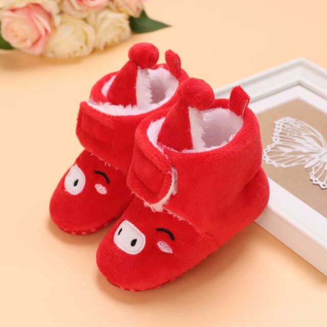 Red Color Toddlers Winter Fashionable Boys And Girls Shoes SH7147B