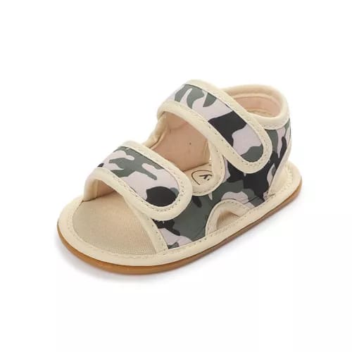 Cream Color Camouflage Summer Cool Sandals SDL7534C