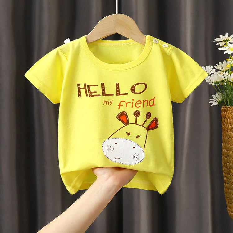 JF Yellow Hello Friends T-Shirt TP6070D