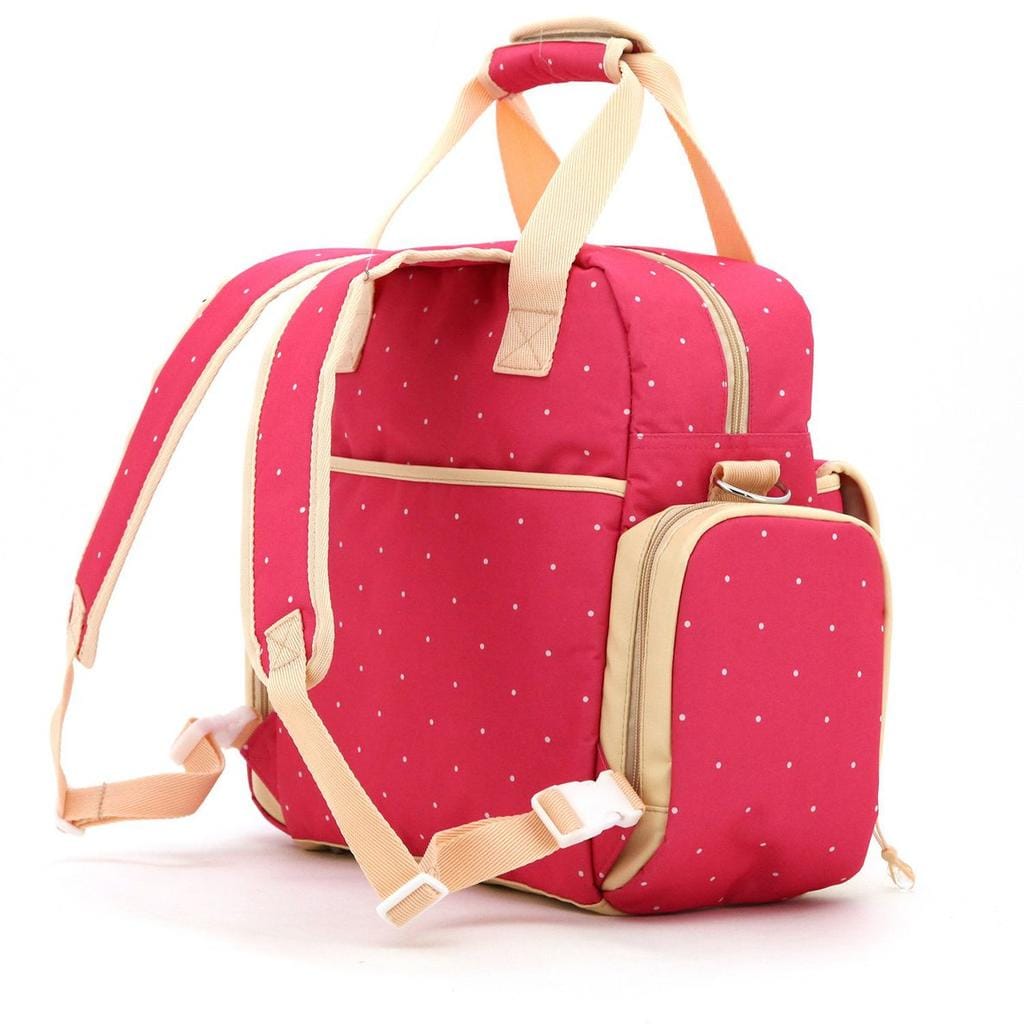 5 pcs Pink Multifunctional Large Capacity Backpack Pattern Printing Mummy Bag BG5524B