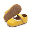 Yellow Non-Slip First Walker for Infants & Toddlers Soft Sole Shoes SH7163G