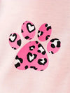Girls Fashion Sweater Two-Piece Kitten Print Girls Autumn And Winter Pants Pullover Set, for Outdoor TS6038D