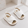 JF White Summer Rubber-Sole Sandals for Boys And Girls SDL7592B
