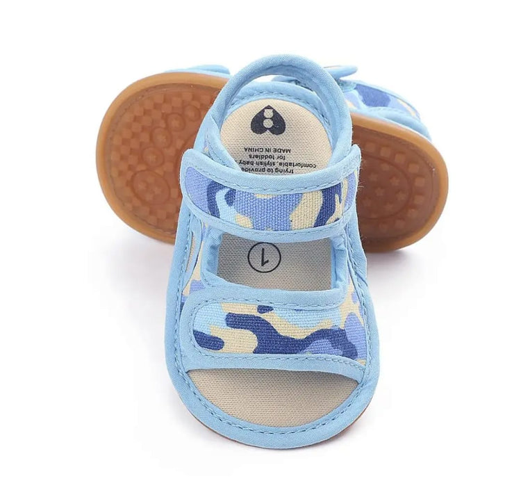 SKY Blue Camouflage Summer Cool Sandals SDL7534D