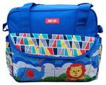 Royal Blue Baby Sky Lion Printed - Diaper Bag with Front Pocket Diaper Travel Bag BG5528C