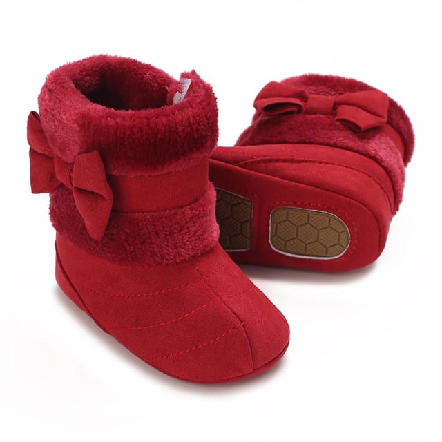 Red Cute Comfortable Baby Warm Shoes SH7148C