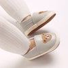 Gray Baby Animal Print Shoes Soft Comfortable PU Cute Bear Booties BTS9112A