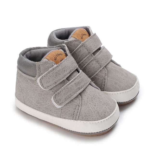 Gray High Ankle Baby Shoes SH7134