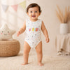 3pcs Adorable Baby Cotton Sandos Rompers Set BS6432B