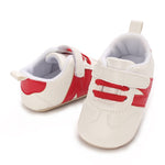 White & Red Baby Shoes SH7120C