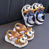 Deer Brown Soft Sandals SDL7547B