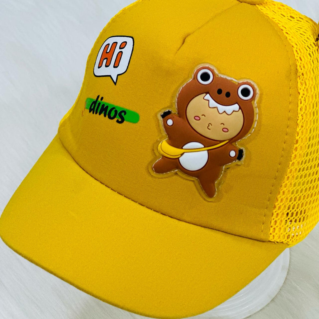 Children's Fashion Mustard Hi Dinos Cap CP5021C