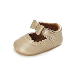 Baby Girls Golden Bow Buckle Comfortable Shoes SH7098B