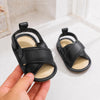 JF Black Summer Rubber-Sole Sandals for Boys And Girls SDL7592C