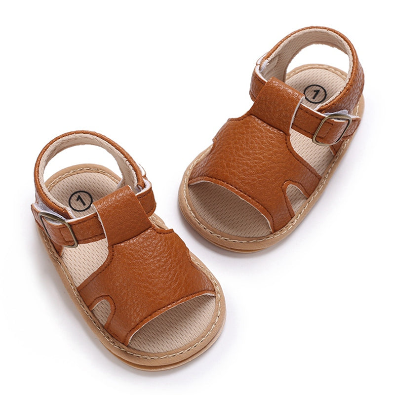 Brown Color Summer Sandals SDL7516A