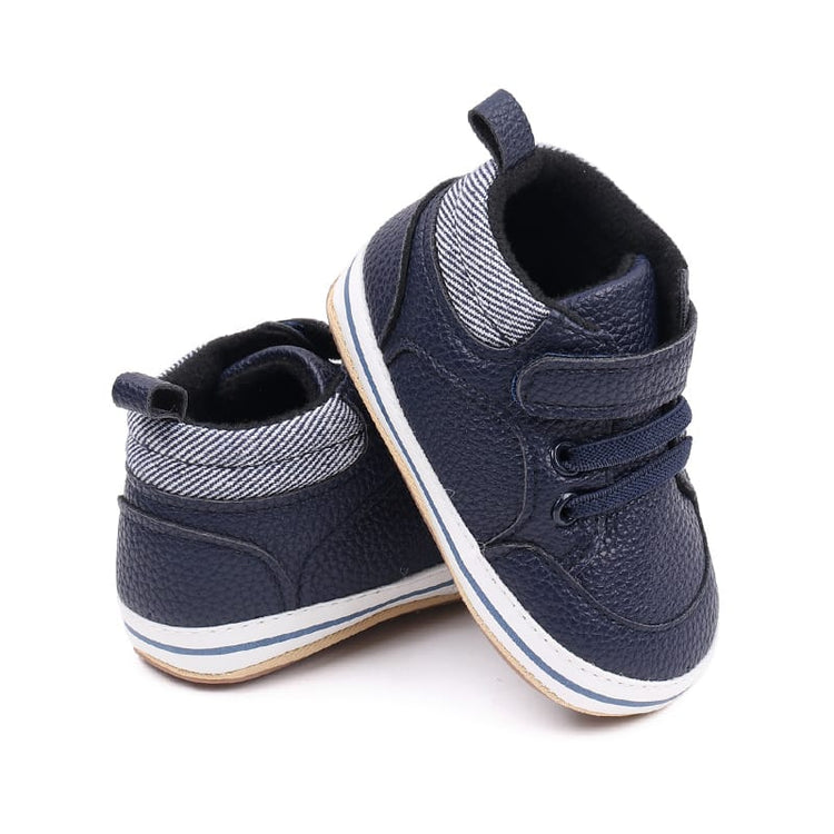 High Ankle Navy Shoes SH7066E