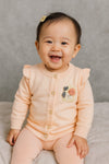 Peach Color Fashion Sweater Cardigan SC6309B