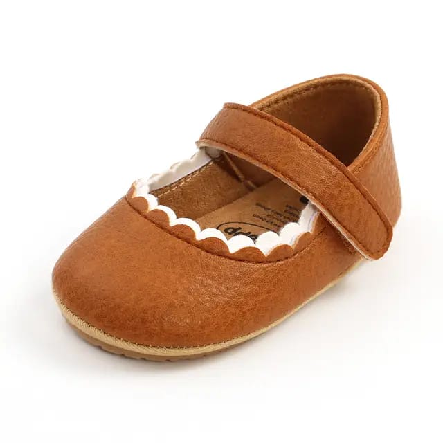 Brown Fashionable Baby Girl's Shoes SH7141C