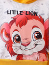Cozy Lion Print Hoodie & Pants Set for Boys - Soft Polyester Blend, Machine Washable - Perfect for Fall/Winter, Perfect for Outdoor HJ6208H
