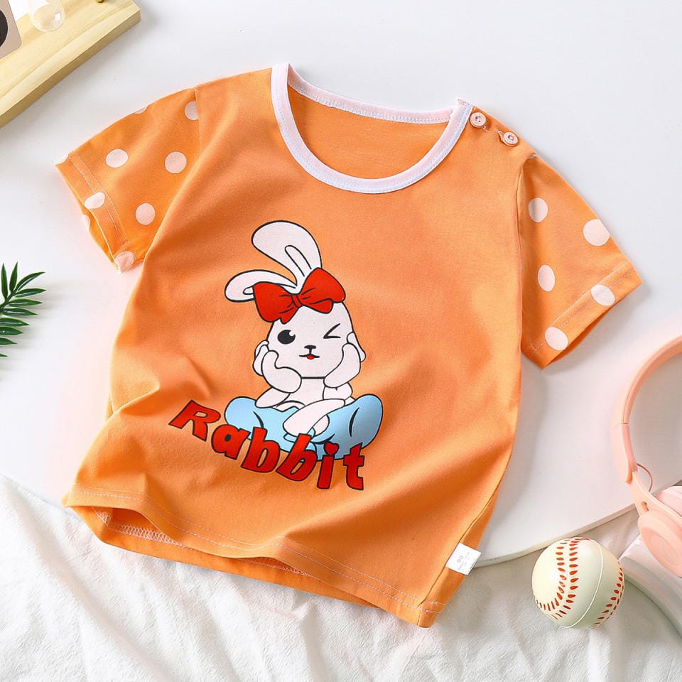 JF Peach Color Rabbit T-Shirt TP6069A