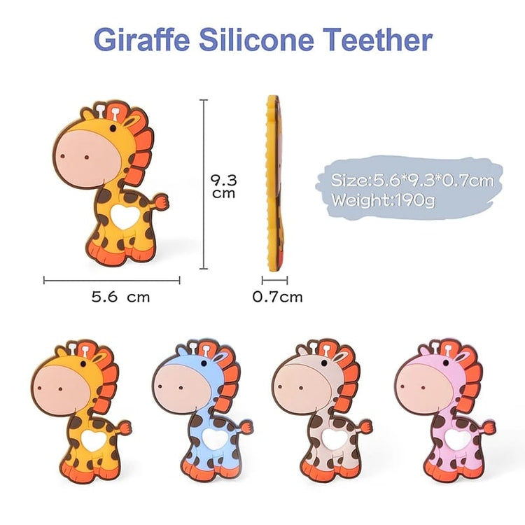 T Pink Giraffe Baby Silicone Teethers BPA Free BCP1030A