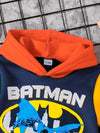 Batman Design Baby Hoodie & Trouser Set - Soft Fleece Stuff, Machine Washable - Perfect for Winter, Perfect for Outdoor TS6419D