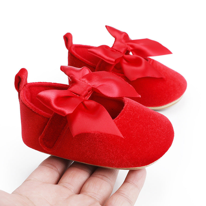 Red Fashionable Baby Girl's Shoes SH7142D