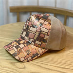 Girl's Gold Shiny Sequined Mesh Caps Summer Thin Breathable Baseball Cap CP5042A