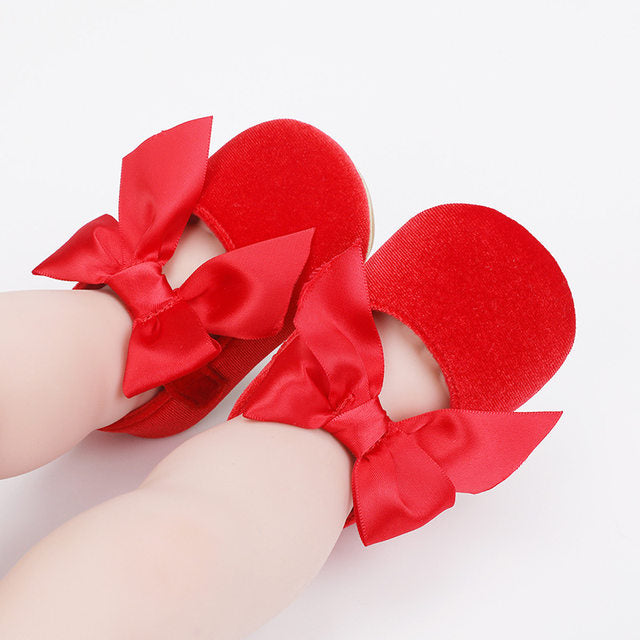 Red Fashionable Baby Girl's Shoes SH7142D