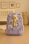 Purple Diaper Bag for Mother Travel - Baby Bear Diaper Backpack Bag BG5547C