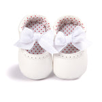 White Bow Booties BTS9070C