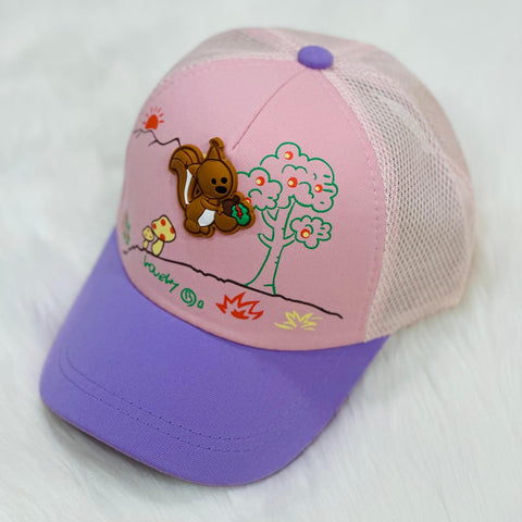 Girl's Purple & Pink Baseball Cap CP5045A