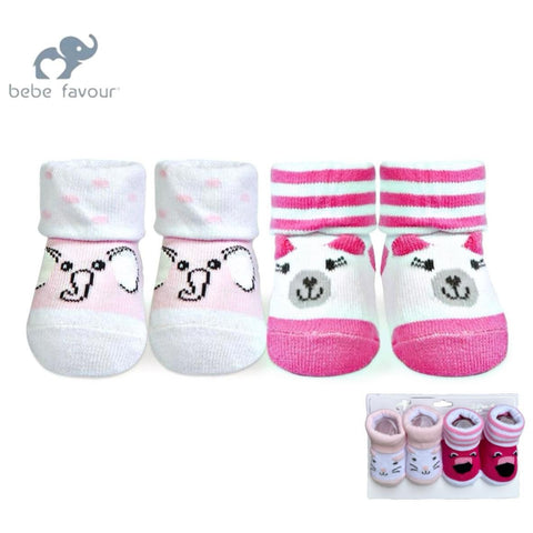 BF Pink Socks Pack of 2 SK3014J