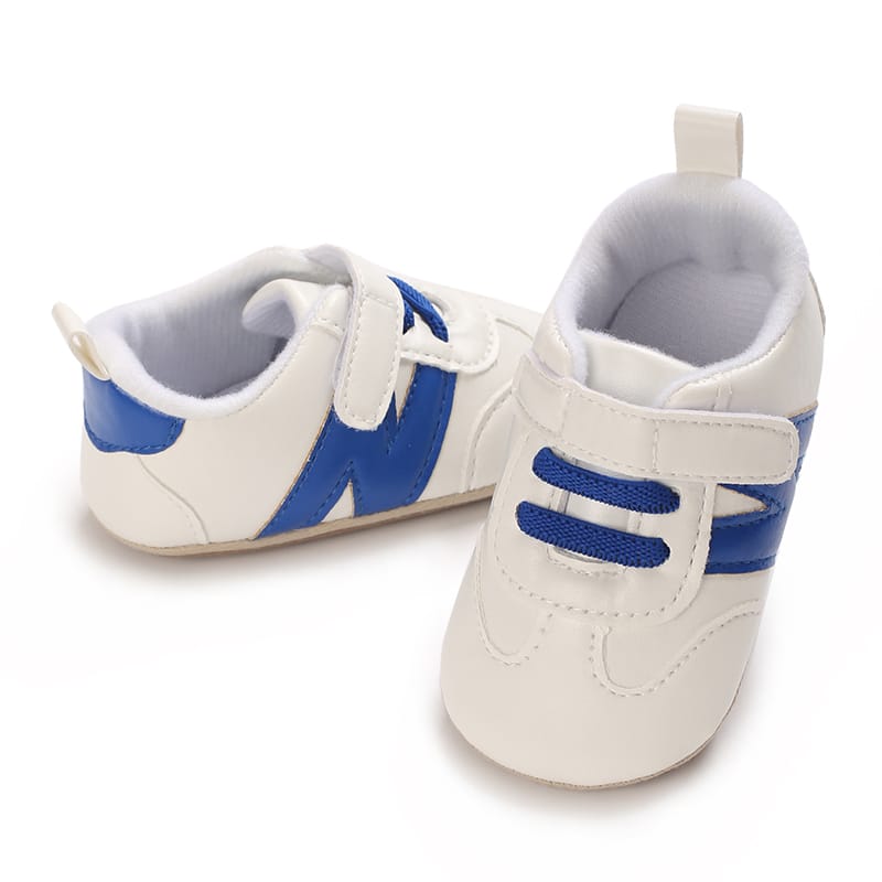 White & Blue Baby Shoes SH7120A