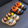 Summer Brown New Fashion Cartoon Youngsters Sandals, Soft Sole, Comfortable Closed Toe, EVA Upper, Sole and Insole, Hollow Design, Round Toe, Daily Casual Wear Sandals SDL7551B