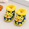 KMR Blue & Yellow Cat Warm Winter Shoes SH7001A