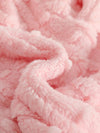 2pcs, Baby Girl's Cute Bunny Embroidery Long Sleeves Warm Plush Top + Versatile Long Pants Co Of Set, Casual Comfy Outdoor Clothes For Fall Winter HJ6208F