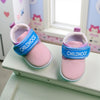 Purple & Pink Baby Boys & Girls Pu Soft Sole Bottom Walking Sneakers Toddler Rubber Sole First Walkers Infant Crib Shoes SH7168B