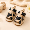 JF Black & Brown Summer Rubber-Sole Sandals for Boys And Girls SDL7582C